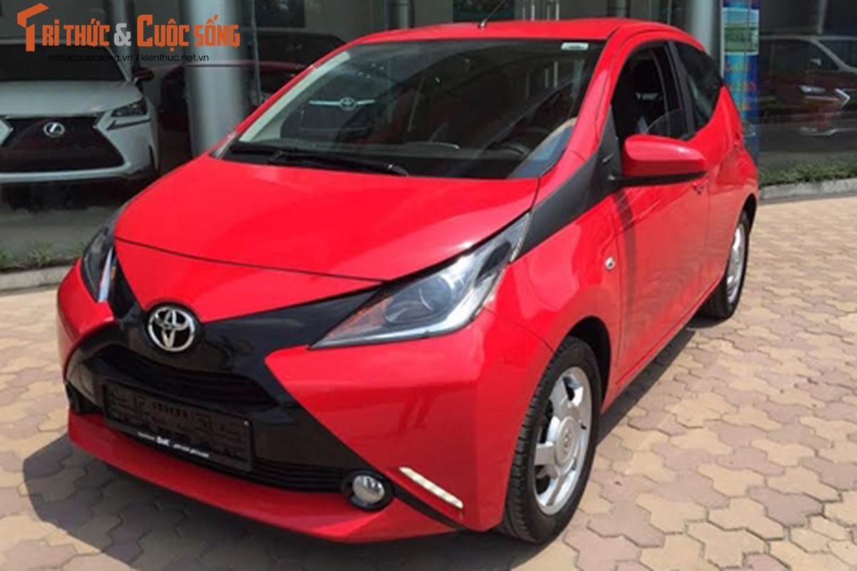 Can canh Toyota Aygo 2016 gia 790 trieu dong tai VN